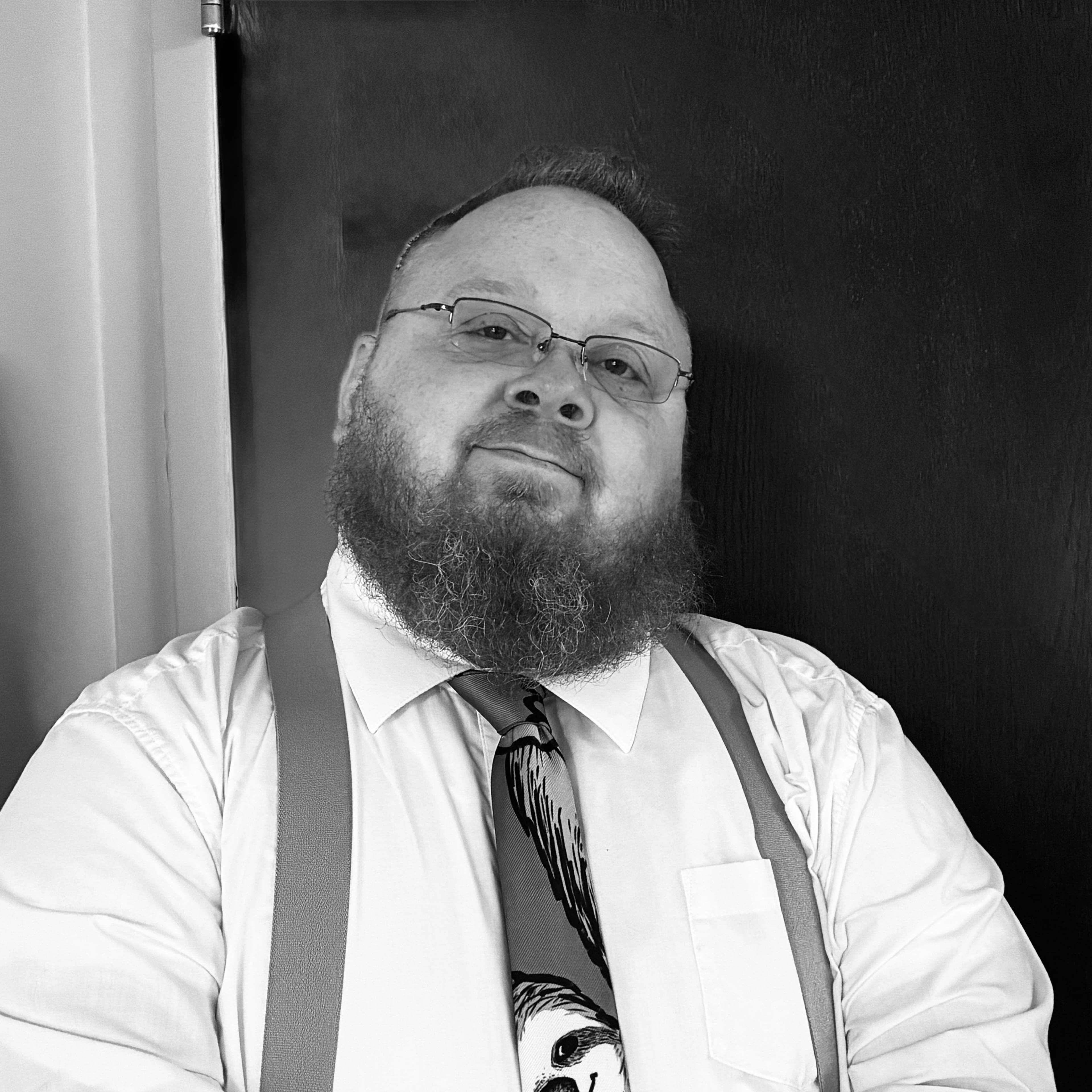 Portrait of author Lorcan Pike